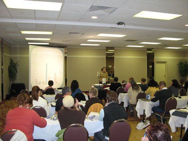 Composition of different dog food products, Dog Food Seminar in Calgary, September 2007